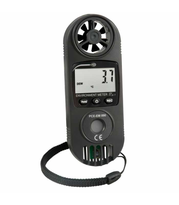 PCE Instruments PCE-EM 890 [PCE-EM 890] Air and Temperature Meter 0 to 50°C (32 to 122°F )